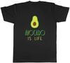 Avocado Is Life Mens Unisex T-Shirt Tee