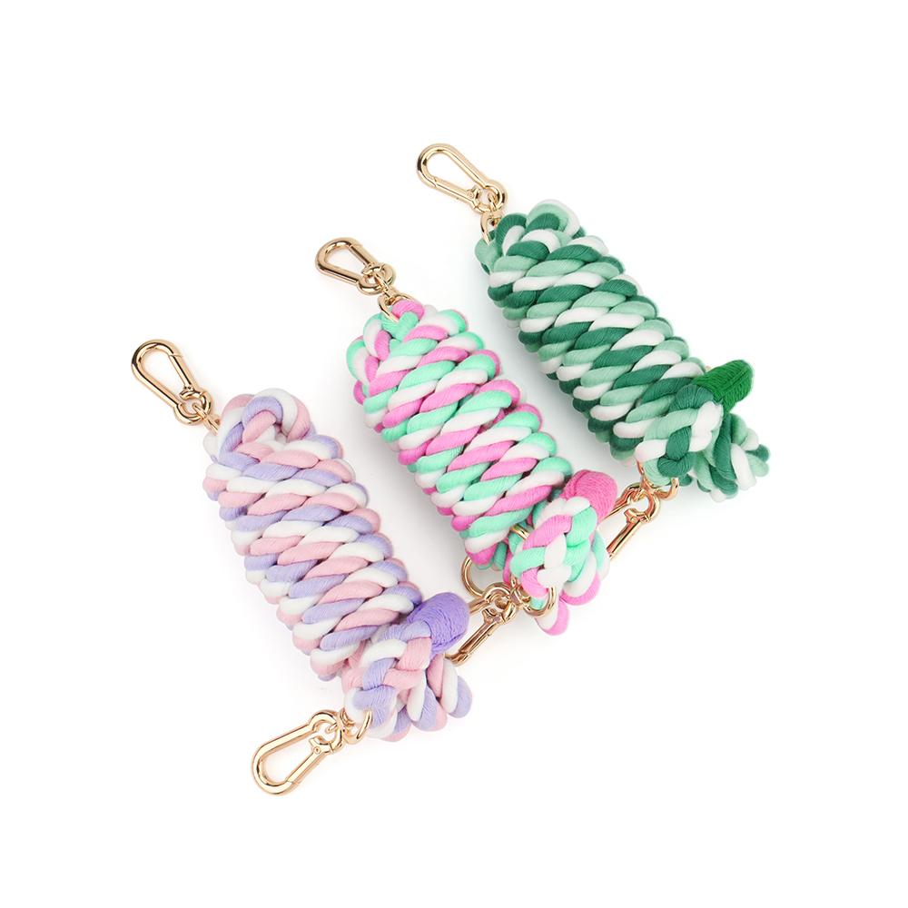 Dog Leash Handmade Braided Rope, 250cm Strong Cotton Rope Dog Leashes Heavy Duty Leash for Small Medium Large Dog Walks Training