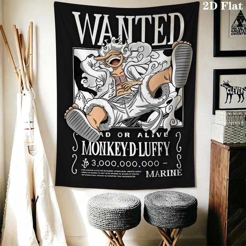 Luffy D Wall Tapestry Aesthetic Wall Hanging Printed Fabric Blanket Decorative Tapestries For Bedroom Living Room Home Decor