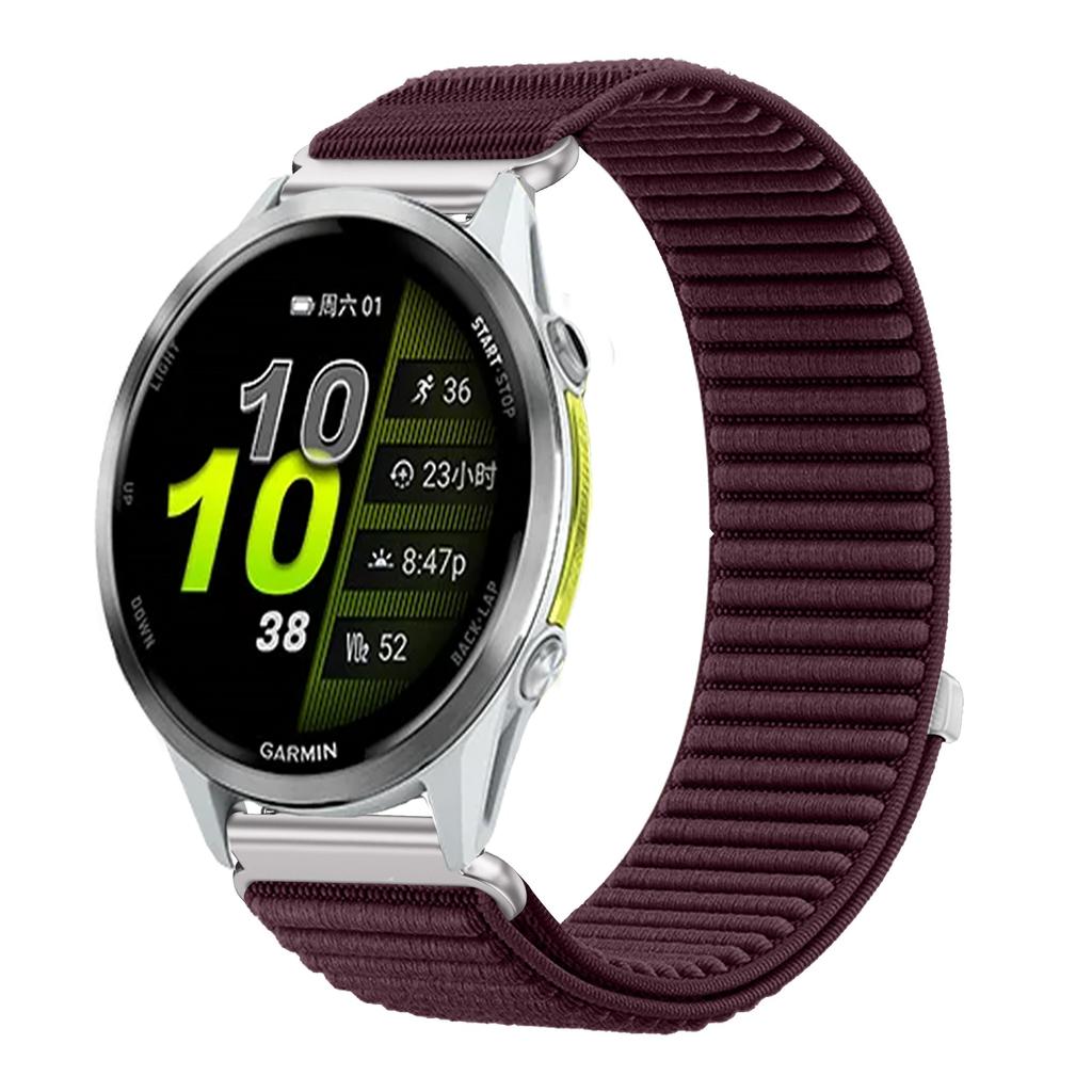 18mm 20mm 22mm Nylon Loop Strap for Garmin Forerunner 970 570 965 955 165 55/Venu 4 45mm 41mm Bracelet for Garmin Vivoactive 6 5