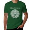 1982 King Crimson Vintage Discipline Album Promo T-Shirt quick-drying Short sleeve tee mens plain t shirts