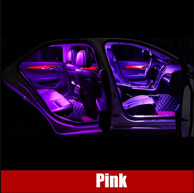 

Для Ford Explorer Kuga Escape Edge Ecosport Mondeo 4 5 MK4 MK5 Focus MK1 MK2 MK3 Fiesta MK7 MK8 F150 Автомобильные светодиодные аксессуары Kuga (12-19) 6PCS розовый