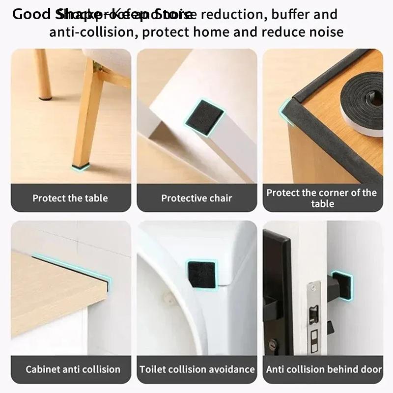 Anti-slip Mute Mat Floor Self-adhesive Furniture Leg Protective Pad Protector Wear-resisting Table Chair Leg Sticky