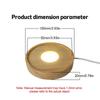 Wood Art Display Holder Round LED Light Dispaly Base Display Stand Night Lamp Base  bedrooms