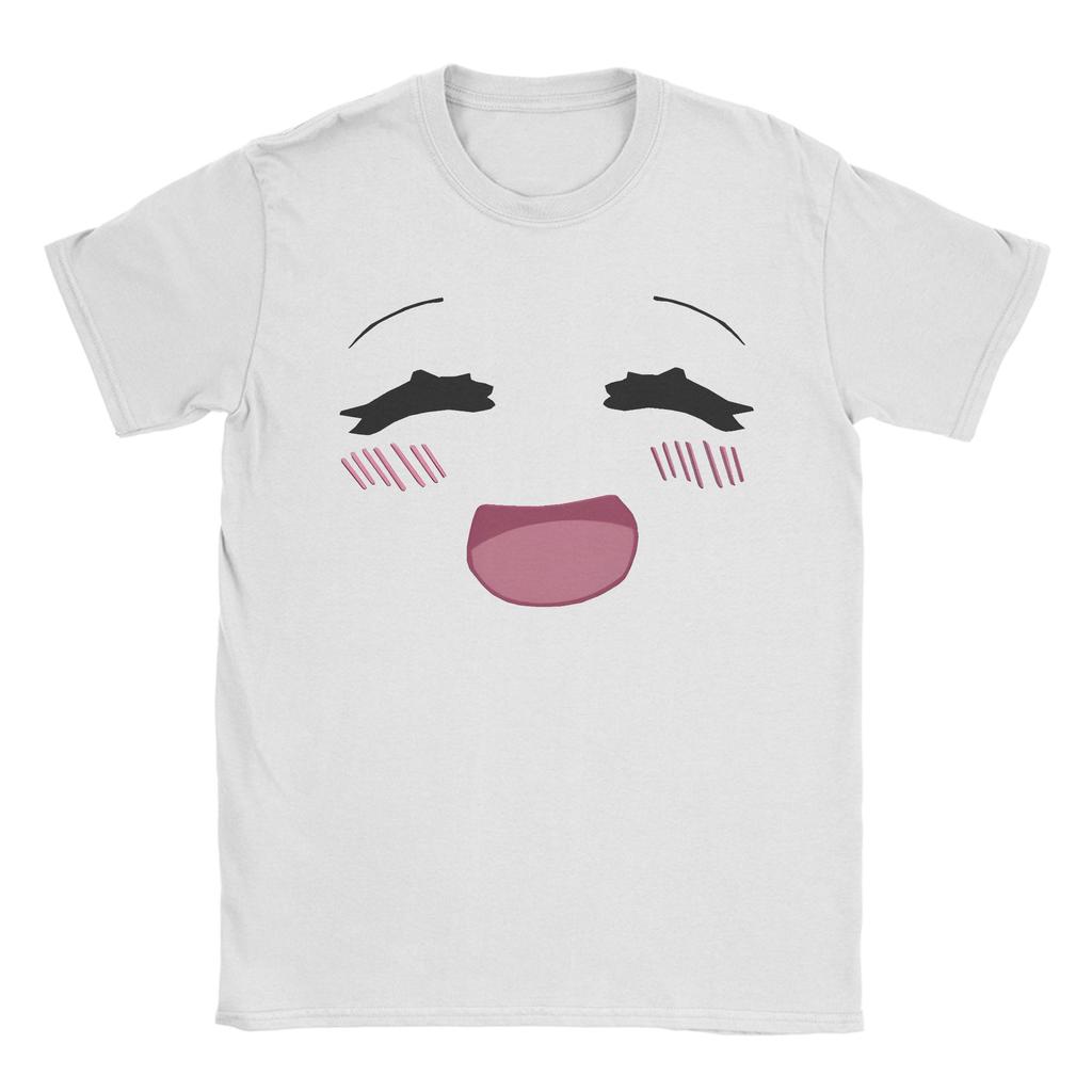 Novelty Funny Girl Robot Face Meme Tshirts For Unisex Unisex O Neck Pure Cotton T Shirts Short Sleeve Tees Plus Size Clothing