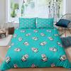 Robot Duvet Cover Set Kids Boys Watercolor Robot Bedding Set Modern Cartoon Super Robot Pattern King Size 2/3pcs Bedding Set