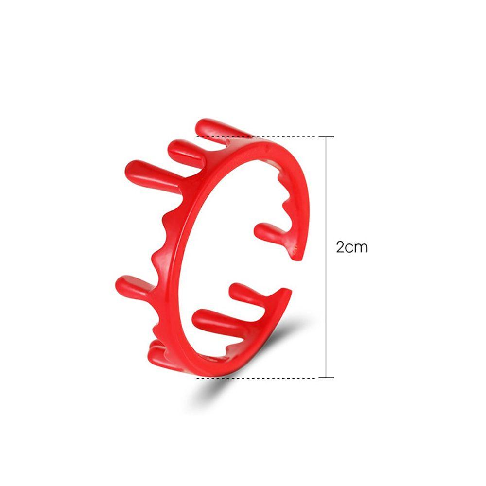 For Women Cutting Bloodstain Men Korean Finger Ring Women Ring Party Jewelry Halloween Opening Ring