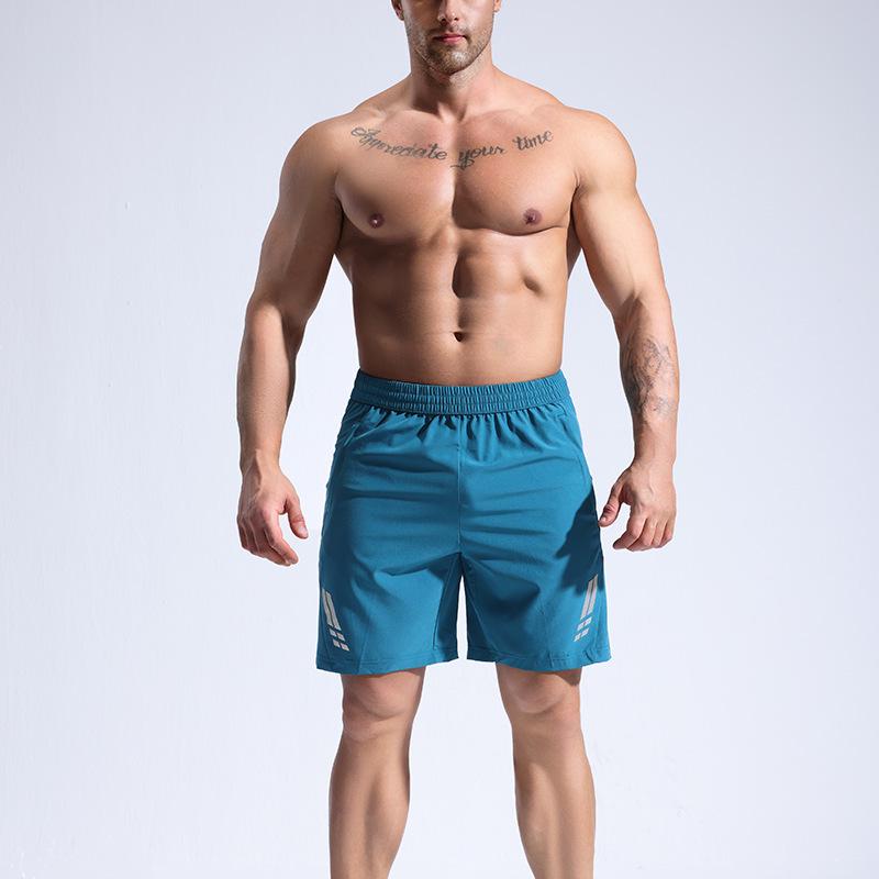 

Мужские спортивные шорты из ледяного шелка, быстросохнущие, для бега на открытом воздухе и фитнеса XXXL темно-синий