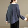 DIMANAF 2026 Women Plus Size New Autumn Blouse Shirt Long Sleeve Casual Loose Cotton Lady Tops Shirts Vintage Plaid