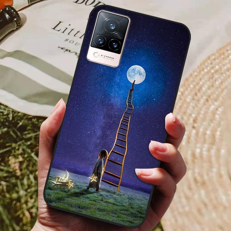 For Vivo V21 5G Case V 21 Silicon Back Cover Phone Case for Vivo V2050 VivoV21 5G Cases Soft Bumper Coque for Vivo V21 5G Fundas