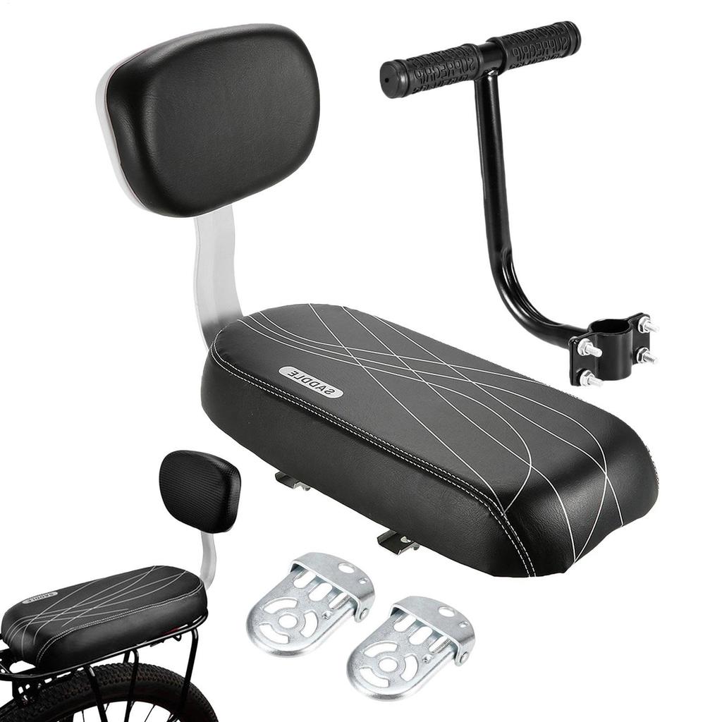 Bike Child Seats Child Bike Carrier Seat Rear Universal Bicycle Rear Seat Cushion Armrest Footrest For Kid's Child Safety