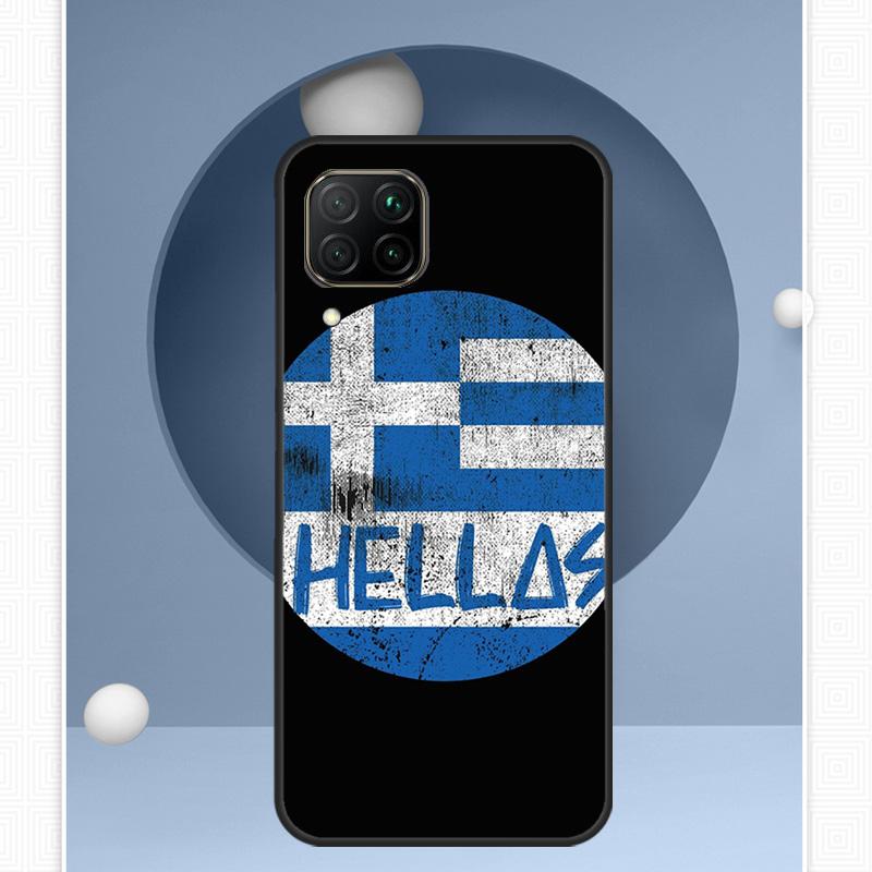 Greece Greek National Flags For Huawei P30 P60 Pro P20 P40 Lite Nova 9 10 SE 12s 12i 11i 8i Y91 Y60 Y70 Y72 Y90 Y61 Case