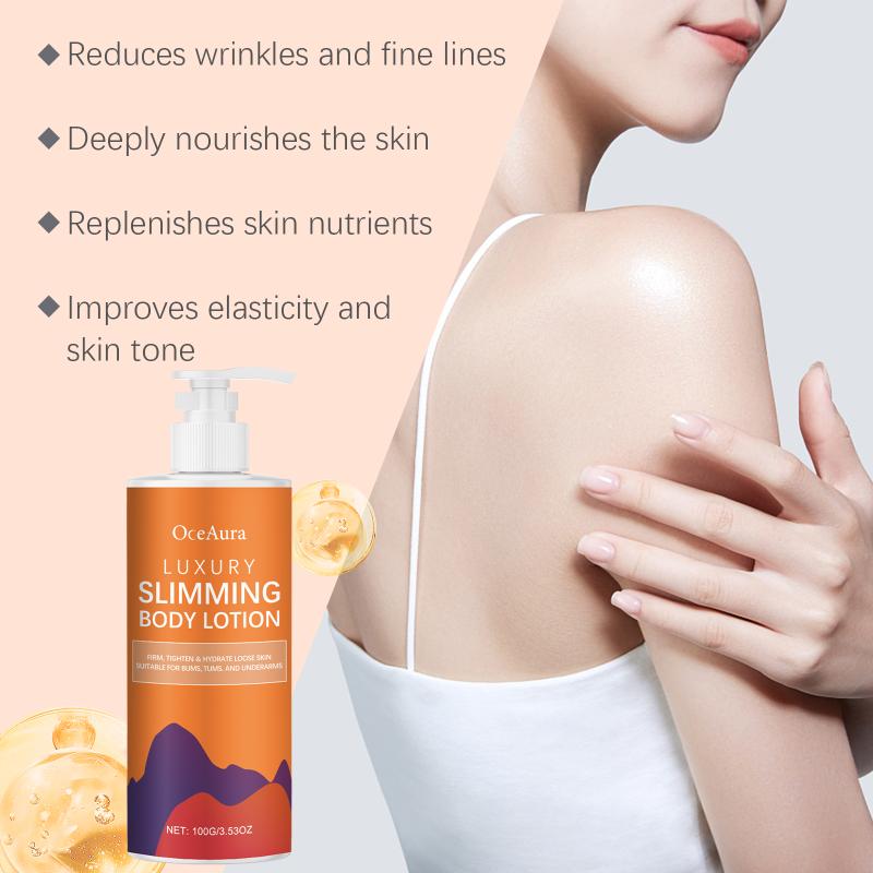 Firming Slimming Body Lotion Deep Moisture Nourishing Massage Cream for All Skin Types Daily Use