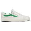 Vans Sk8 Low Top Schnürschuhe Stoßfeste Skateschuhe Unisex Sneaker Weiß Grün VN0009QRBDU
