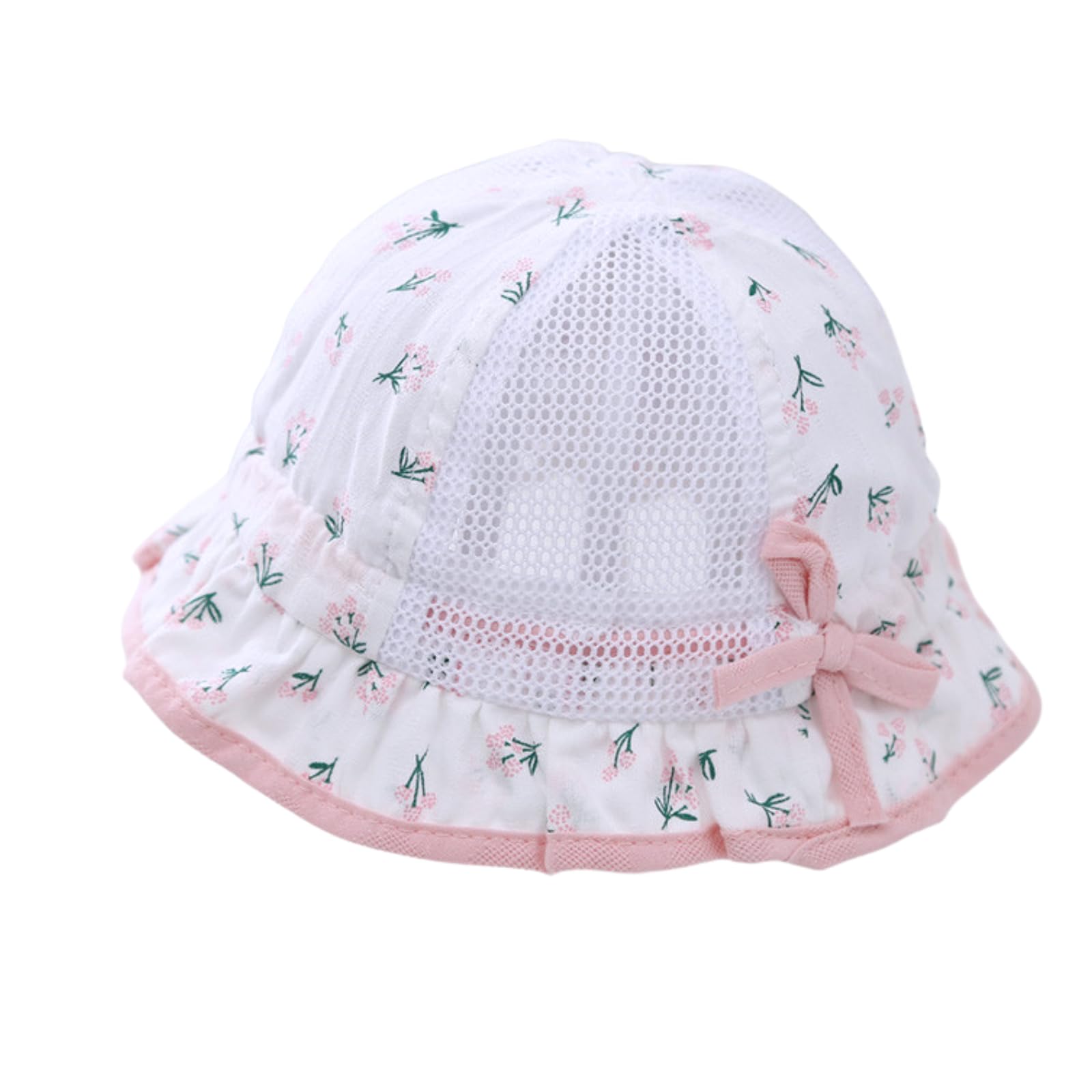 

Baby bucket heat stroke floral nursery water outdoor for beach for sunburn pink [FARFADET] hat, hat, sunshade, kids, boys, girls, prevention, mesh, розовый