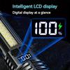 High Power LED Flashlight Portable Zoom Torch Type-C Rechargeable Waterproof Light with COB Side Lamp for Outdoor Camping Hiking