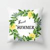 1Pcs Lemon Pattern Summer Decorative Cushions Pillowcase Polyester Cushion Cover Throw Pillow Sofa Decoration Pillowcover