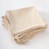 12 Stück 40x40cm Gewaschene Baumwolle Einfarbig Stoff Servietten Vintage Weich Langlebig Geschirrtücher Tischsets für Zuhause Küche Hochzeit Tischdekoration