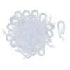 50 Pieces / 100 Plastic Curtain Hooks for Living Room Decorative
