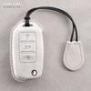 Leather Car Key Case Cover Shell For Volkswagen Vw Polo Golf Passat Tiguan Beetle Caddy T5 Up Eos Skoda Octavia Seat Leon Altea