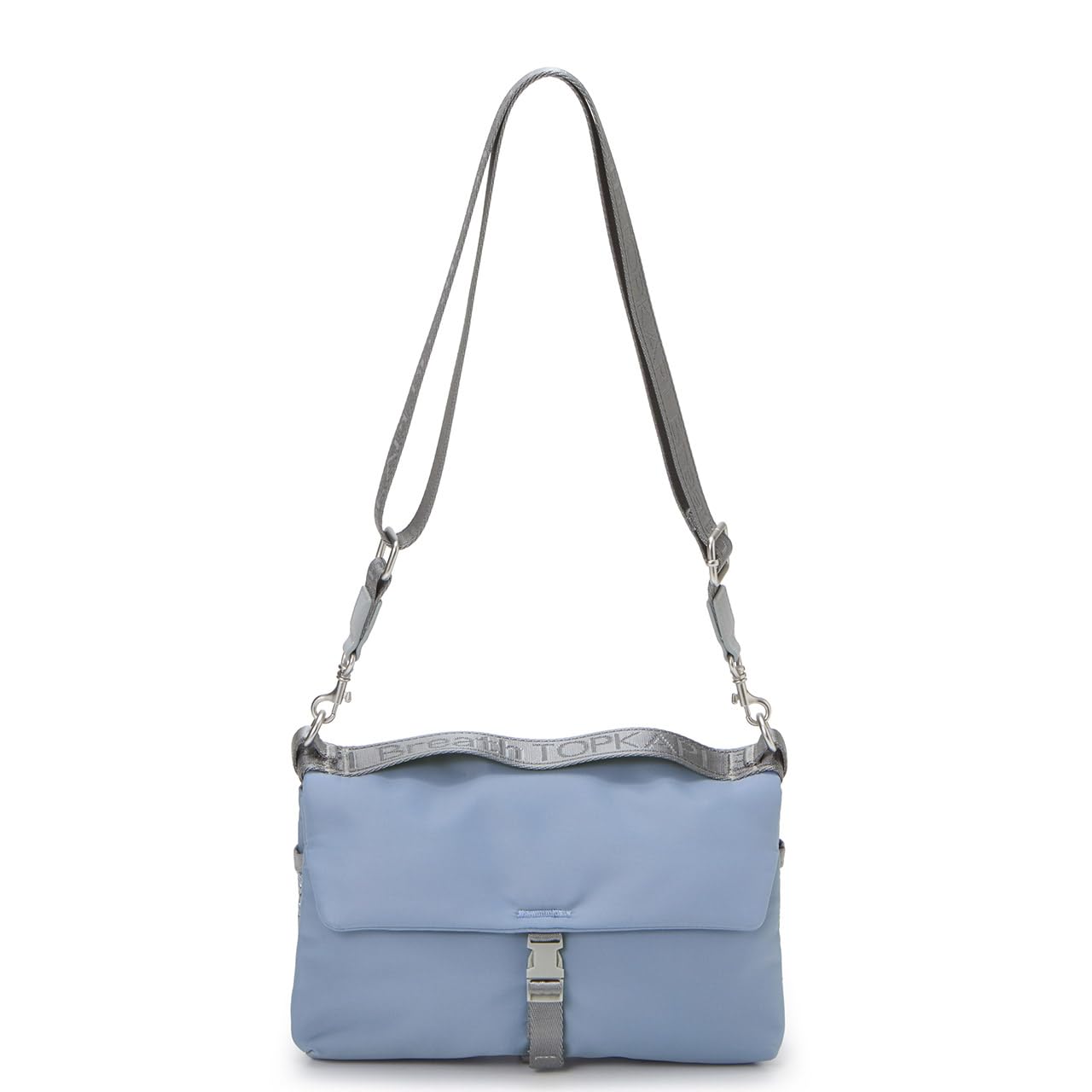 Freely Nylon Logo Tape Shoulder [Breath TOPKAPI] Bag/Sacoche (Blue Gray)