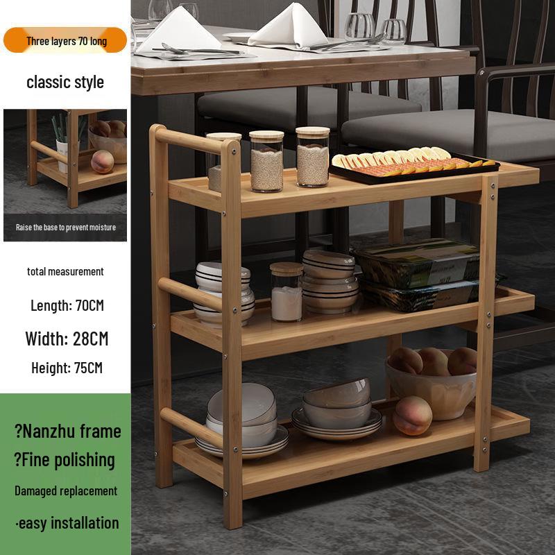 Danle Multi-Layer Wooden Storage Rack