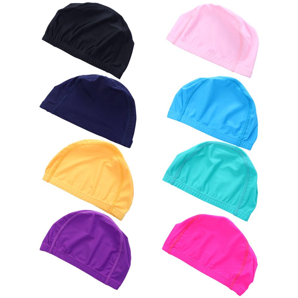 Protect Ears Elastic Nylon Water Sport Ultrathin Swimming Hat Bathing Caps Pool Hat Swimming Cap