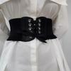 Trendy Waist Black Belt For Women With Chic Adjustable Ties For A Fit Flattering