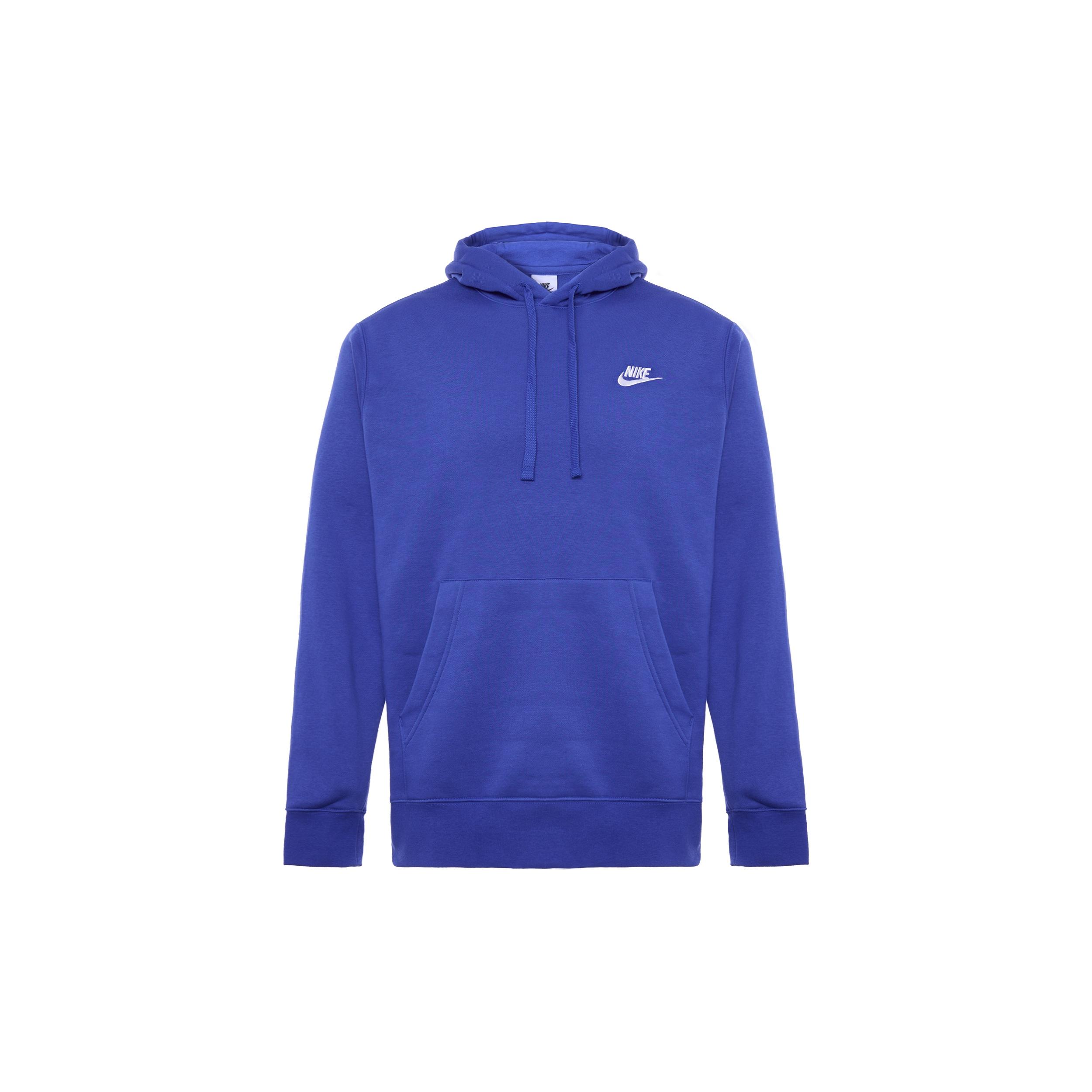 Nike Sportswear Club Fleece Pullover Hoodie Blue Men s BV2655-480 M