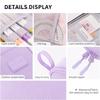 Large Pencil Case for Girls Big Capacity Pencil Pouch Stationery Organizer Portable Office Stationery Makeup Bag