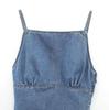 2025 Spring/Summer Women's Off-Shoulder Denim Camisole - Hot Girl Style