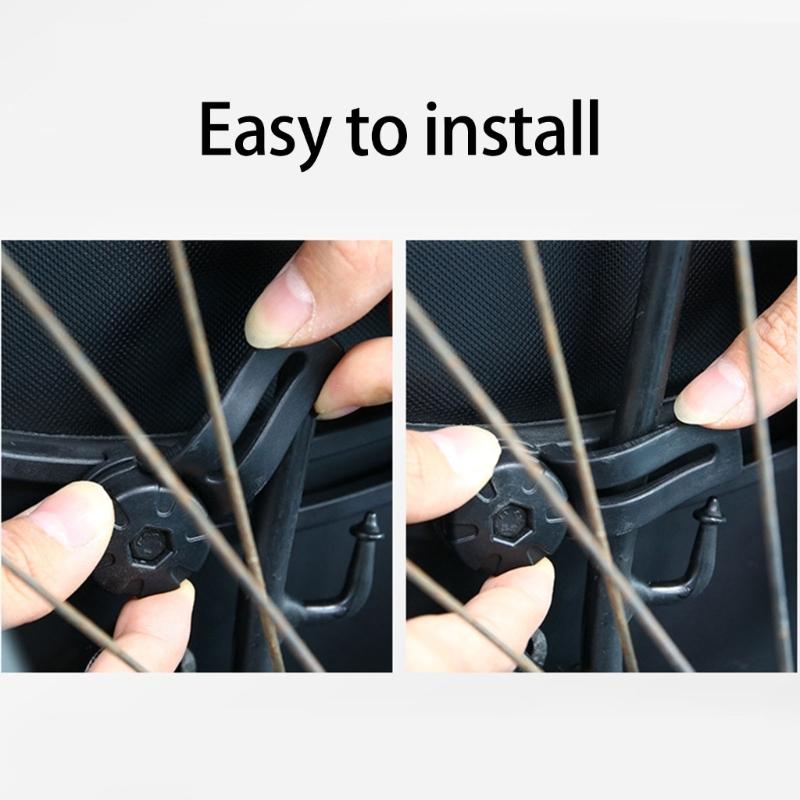 High Strength Waterproof Bikes Bag Mounting Clip with High Load Capacity for Safe Equipment Attachments On Long Ride