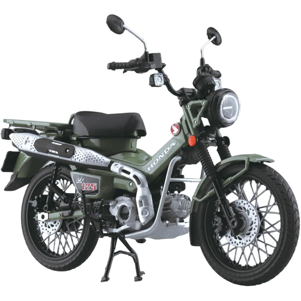 Aoshima Bunka Kyosai (AOSHIMA) Finished Motorcycle Honda CT125 Hunter Cub Pearl Organic Green Die...