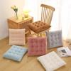 Thickened Chair Seat Cushion Solid Color Dining Chair Cushion Plush Seat Cushion Home Office Use