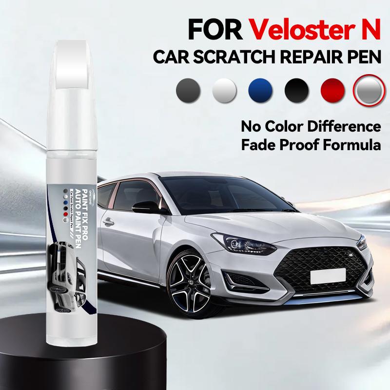 

For Hyundai Veloster N 2018-2025 Paint Repair Pen Touch Up Scratch Remover DIY Auto Accessories Black White Blue Gray срібний