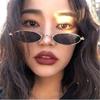 Small Frame Metal Oval Sun Glasses Women Men Small Fresh Fashion Sunglasses Leisure Shopping Female Male Eyeglasses