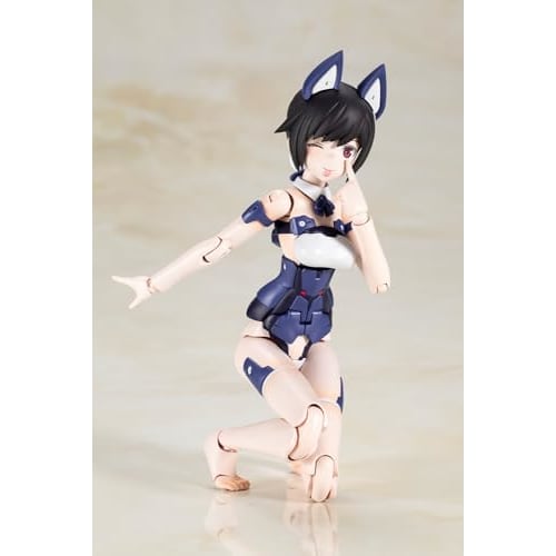 Kotobukiya Frame Arms Girl Leticia Azurite Ver., approximately 150mm tall, non-scale plastic model