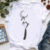 Rainbow Ballet Dancer Print T Shirt Girls Gymnast Lover Tshirt Unisex Watercolor Flowers Tshirt Femme Summer Short Sleeve Tops