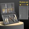 Portable Anti-Splash Nail Clipper Set - 8-Piece Manicure and Beauty Tools