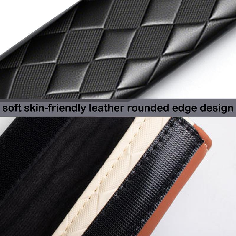1Pcs/Set All  Car Seat Belt Shoulder Pad Universal Shoulder Protector Leather Safety Belt Cover