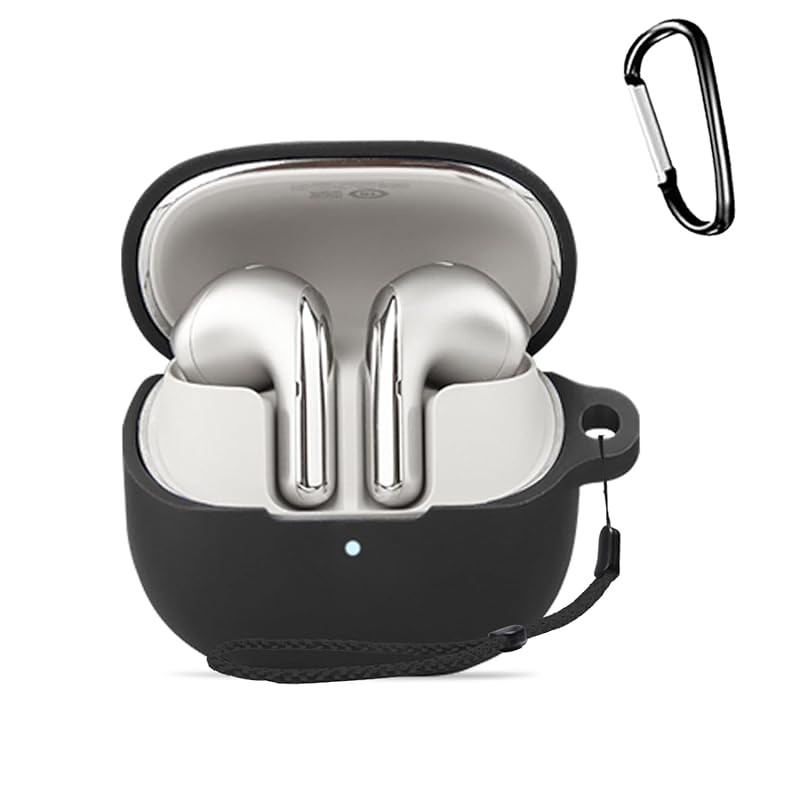 

Xiaomi Buds for 5 case Full protective cover silicon case [HUKWIMO] With carabiner Shockproof waterproof dustproof Can be charged while wearing Full
