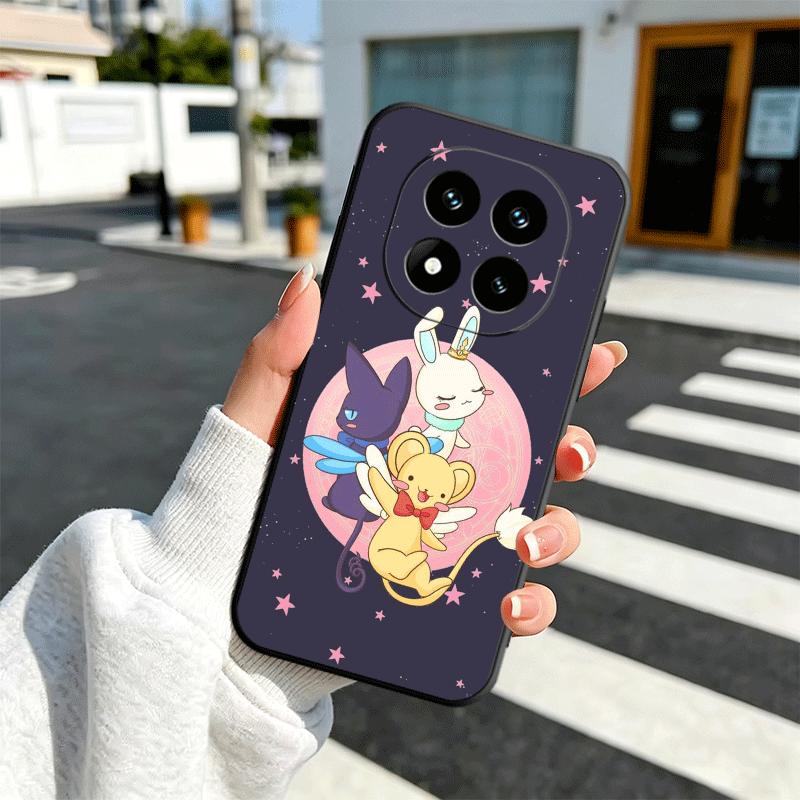 

Cardcaptor Sakura Cute Girl Soft Phone Case for Xiaomi Redmi Note 12 13 14 15 Pro Plus 11 12S 11S 11T 10 4G Black Cover Back She Redmi Note 15 Pro 5G