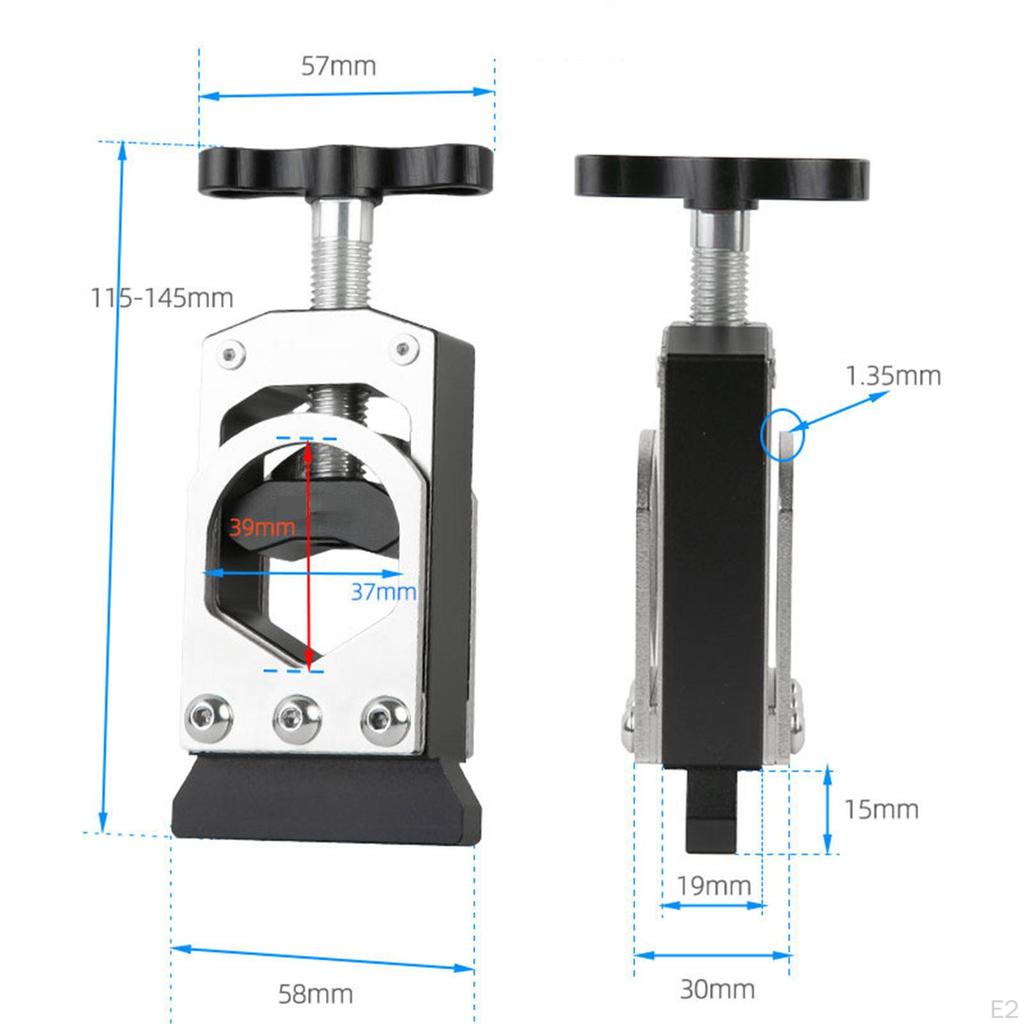 Bike Fork Tube Saw Guide, Headset Aluminum Alloy, Stainless Steel, Multifunctional Tool,