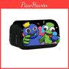 Rainbow Friends Print Nylon Stationery Bag With Double Layers For Back To School