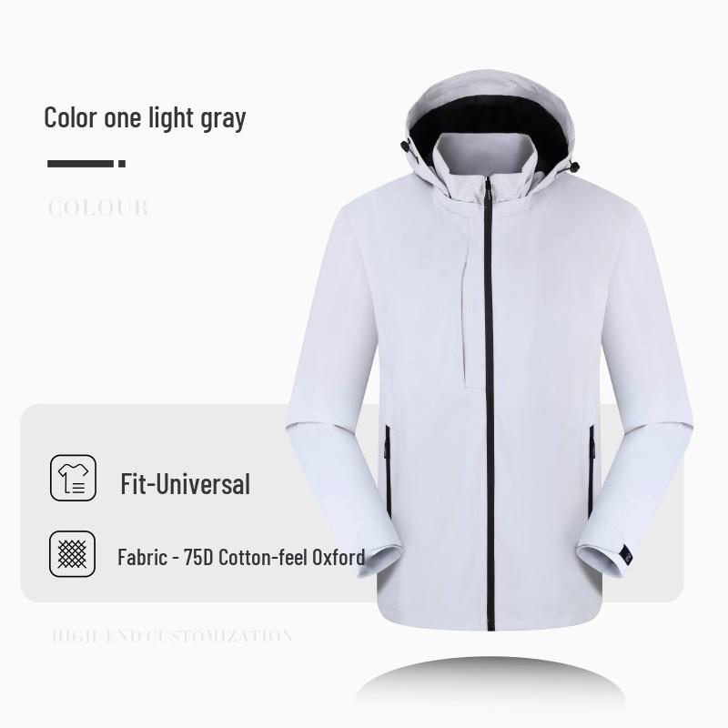 Customized Company Outdoor Jackets with Logo for Autumn/Winter Employee Workwear