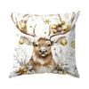 Christmas Illustration Pillowcase Bedroom Sofa Cushion Cover 100% Polyester Living Room Cushion Pillowcase Home Decor