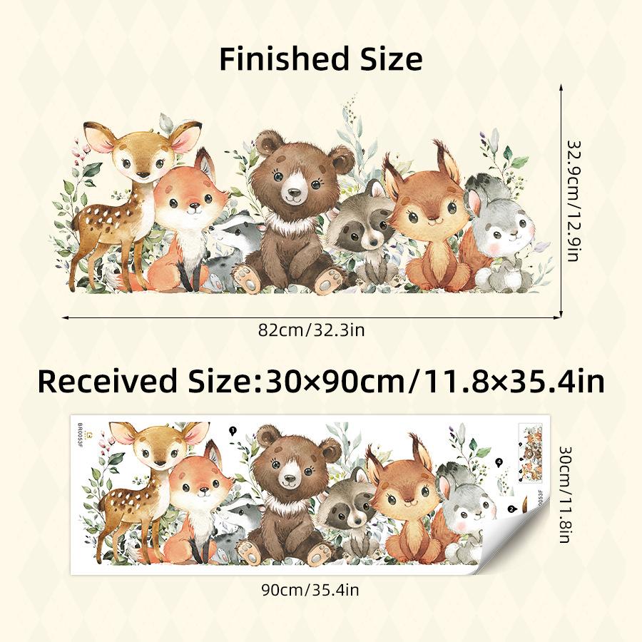 

Декор Животные Двусторонняя Электростатическая Наклейка Красивые Цветные Цветы Наклейки на Стену Декор для Стеклянных Окон Сделай Сам Гостиная Домашнее Украшение Мурал 30*90CM