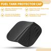 Fuel Tank Door Cap for Honda Civic 2022-2025 Fuel Filler Flap Cover Adhesive Type Glossy Black ABS Fuel Filler Door Gas Cap