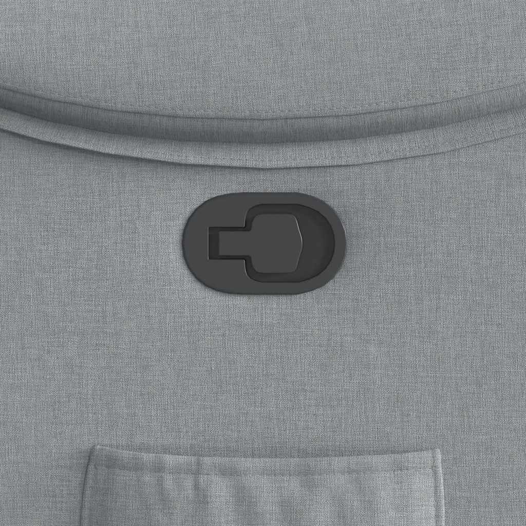 Recliner Chair Light Grey Fabric