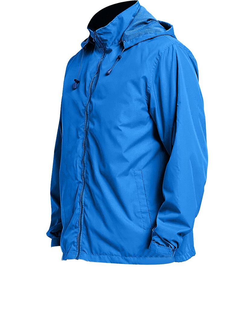 Men's Waterproof Windproof Outdoor Hooded Soft Shell Jacket for Autumn/Winter